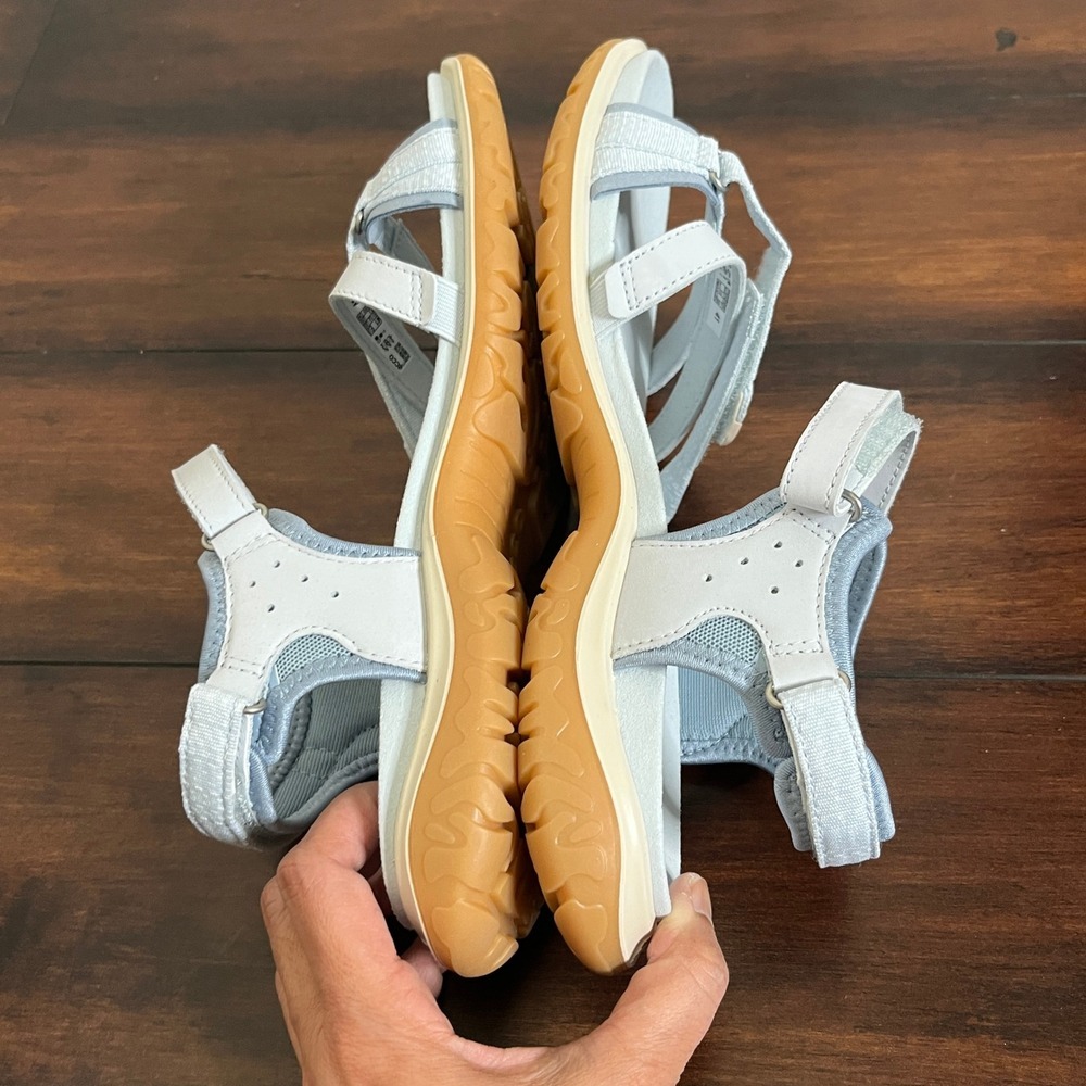 ECCO Women's Offroad Roam Nubuck Outdoor Sandals Blue size EU 41/10-10.5 NIB - Picture 6 of 10